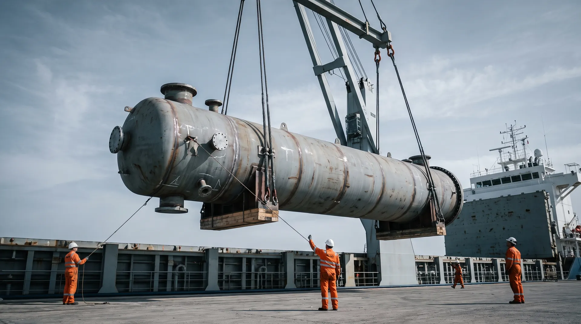 Project cargo: Intercambiador de calor de 125 t, ruta España a México